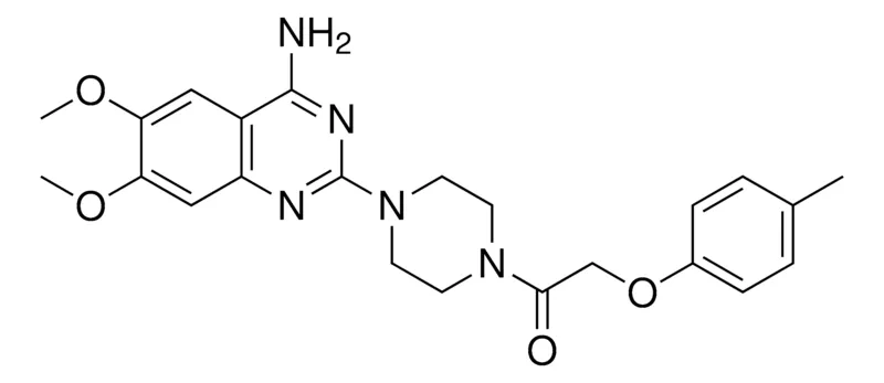 Sigma-Aldrich 6,7-DIMETHOXY-2-(4-((4-METHYLPHENOXY)ACETYL)-1-PIPERAZINYL)-4-QUINAZOLINAMINE,AldrichCPR