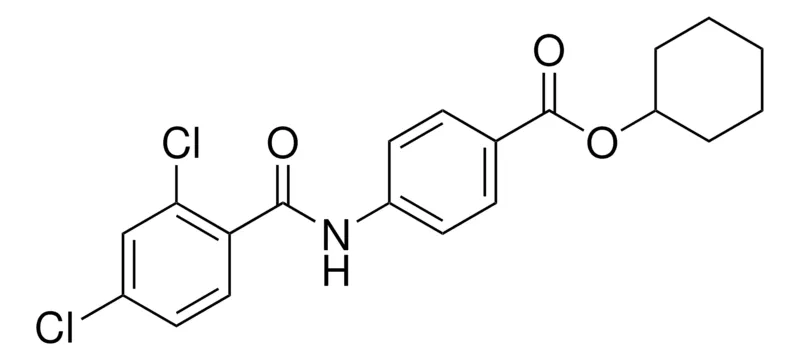 Sigma-Aldrich 4-(2,4-DICHLORO-BENZOYLAMINO)-BENZOIC ACID CYCLOHEXYL ESTER,AldrichCPR