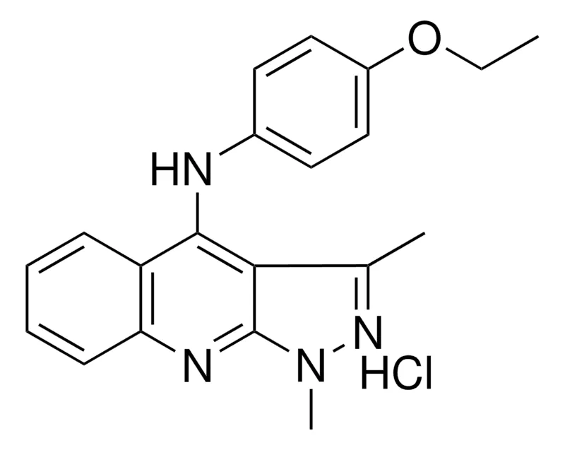 Sigma-Aldrich N-(4-ETHOXYPHENYL)-1,3-DIMETHYL-1H-PYRAZOLO(3,4-B)QUINOLIN-4-AMINE HYDROCHLORIDE,AldrichCPR