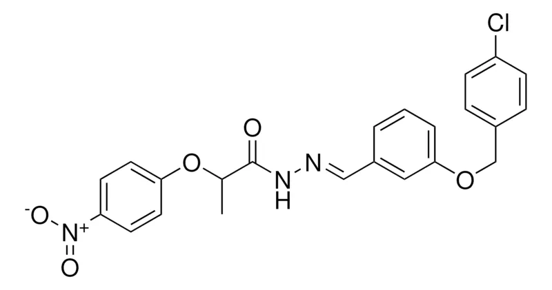 Sigma-Aldrich N'-(3-((4-CHLOROBENZYL)OXY)BENZYLIDENE)-2-(4-NITROPHENOXY)PROPANOHYDRAZIDE，AldrichCPR