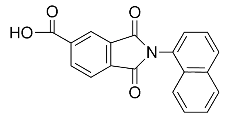 Sigma-Aldrich 2-NAPHTHALEN-1-YL-1,3-DIOXO-2,3-DIHYDRO-1H-ISOINDOLE-5-CARBOXYLIC ACID,AldrichCPR