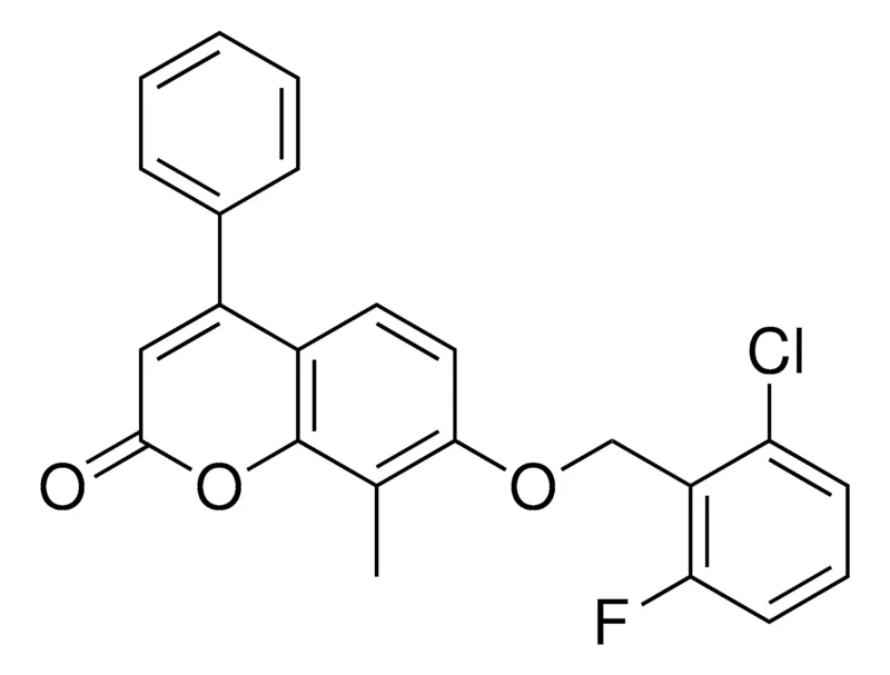 Sigma-Aldrich 7-(2-CHLORO-6-FLUORO-BENZYLOXY)-8-METHYL-4-PHENYL-CHROMEN-2-ONE,AldrichCPR