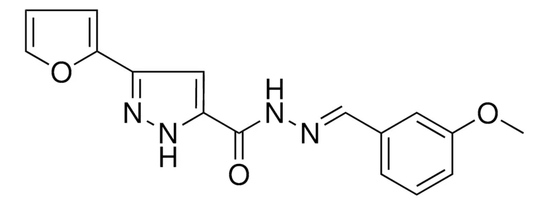 Sigma-Aldrich 5-FURAN-2-YL-2H-PYRAZOLE-3-CARBOXYLIC ACID (3-METHOXY-BENZYLIDENE)-HYDRAZIDE,AldrichCPR