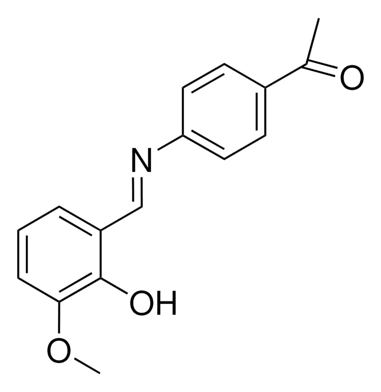 Sigma-Aldrich 4'-(2-HYDROXY-3-METHOXYBENZYLIDENEAMINO)ACETOPHENONE,AldrichCPR