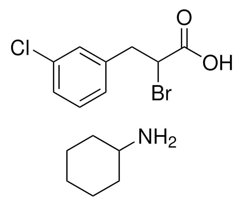 Sigma-Aldrich 2-BROMO-3-(3-CHLOROPHENYL)PROPANOIC ACID, CYCLOHEXYLAMINE SALT,AldrichCPR