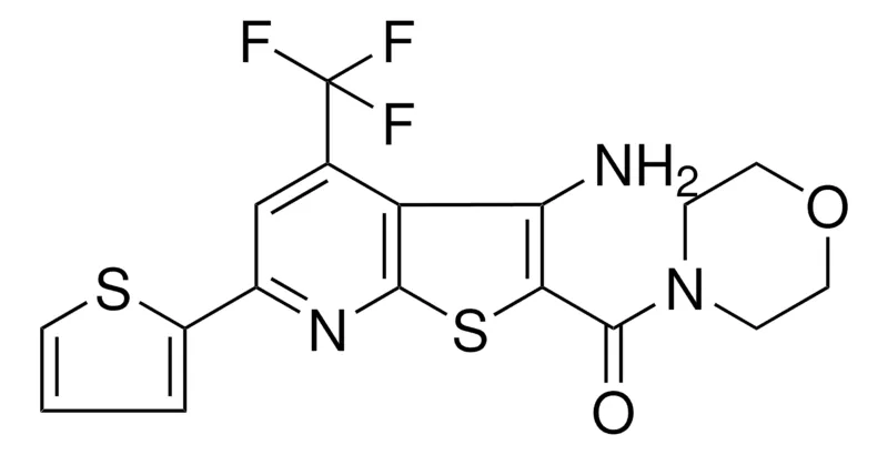 Sigma-Aldrich 2-(4-MORPHOLINYLCARBONYL)-6-(2-THIENYL)-4-(TRIFLUOROMETHYL)THIENO[2,3-B]PYRIDIN-3-YLAMINE，AldrichCPR