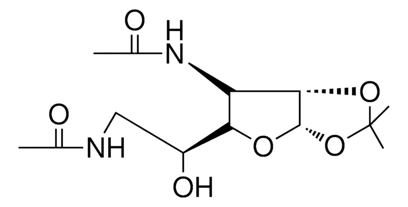 Sigma-Aldrich N-(2-(6-ACETYLAMINO-2,2-DI-ME-4H-FURO(2,3-D)(1,3)DIOXOL-5-YL)-2-HO-ET)-ACETAMIDE,AldrichCPR
