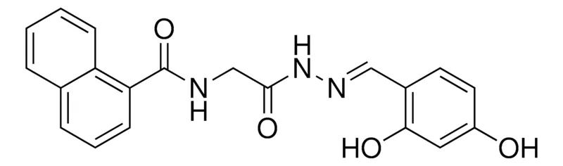 Sigma-Aldrich N-(2-(2-(2,4-DIHYDROXYBENZYLIDENE)HYDRAZINO)-2-OXOETHYL)-1-NAPHTHAMIDE,AldrichCPR