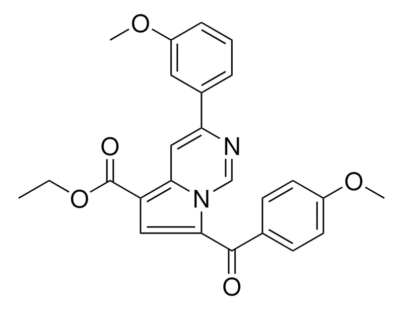 Sigma-Aldrich ET 7-(4-METHOXYBENZOYL)-3-(3-MEO-PHENYL)PYRROLO(1,2-C)PYRIMIDINE-5-CARBOXYLATE，AldrichCPR