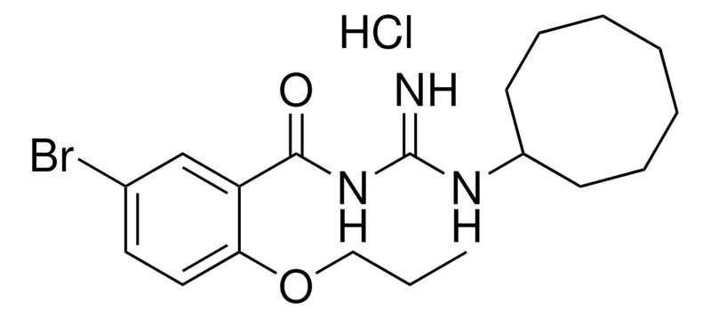 Sigma-Aldrich N-(5-BROMO-2-PROPOXY-BENZOYL)-N'-CYCLOOCTYL-GUANIDINE, HYDROCHLORIDE,AldrichCPR