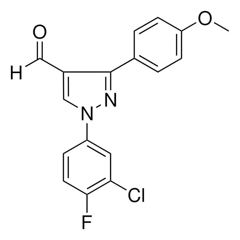 Sigma-Aldrich 1-(3-CHLORO-4-FLUOROPHENYL)-3-(4-METHOXYPHENYL)-1H-PYRAZOLE-4-CARBALDEHYDE,AldrichCPR