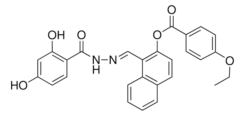 Sigma-Aldrich 1-(2-(2,4-DIHYDROXYBENZOYL)CARBOHYDRAZONOYL)-2-NAPHTHYL 4-ETHOXYBENZOATE,AldrichCPR