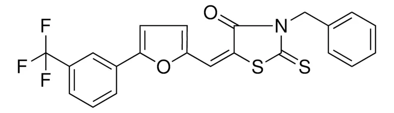 Sigma-Aldrich 3-BENZYL-2-THIOXO-5(5(3-TRIFLUOROMETHYL-PH)FURAN-2-YLMETHYLENE)THIAZOLIDIN-4-ONE,AldrichCPR