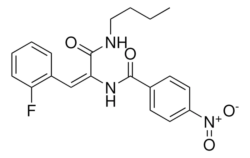 Sigma-Aldrich N-(1-BUTYLCARBAMOYL-2-(2-FLUORO-PHENYL)-VINYL)-4-NITRO-BENZAMIDE,AldrichCPR