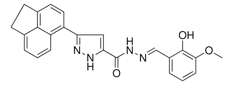 Sigma-Aldrich 5-ACENAPHTHEN-5-YL2H-PYRAZOLE-3CARBOXYLIC ACID (2-HO-3-MEO-BENZYLIDENE)HYDRAZIDE,AldrichCPR