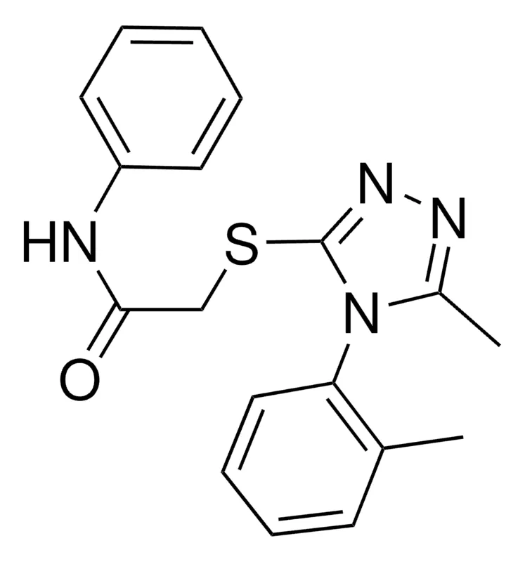 Sigma-Aldrich 2-((5-METHYL-4-(2-METHYLPHENYL)-4H-1,2,4-TRIAZOL-3-YL)THIO)-N-PHENYLACETAMIDE,AldrichCPR