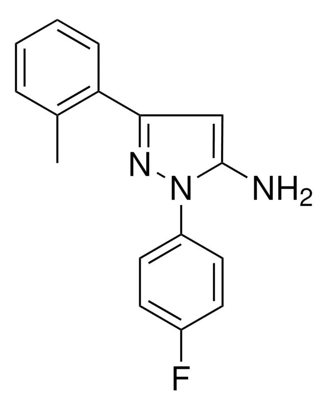 Sigma-Aldrich 1-(4-FLUOROPHENYL)-3-(2-METHYLPHENYL)-1H-PYRAZOL-5-AMINE,AldrichCPR