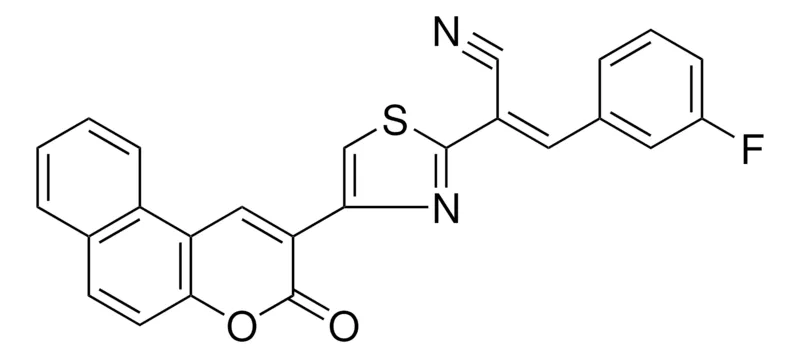 Sigma-Aldrich 3-(3-F-PHENYL)-2-[4-(3-OXO-3H-BENZO[F]CHROMEN-2-YL)-THIAZOL-2-YL]-ACRYLONITRILE，AldrichCPR