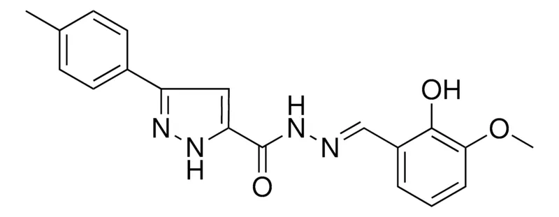 Sigma-Aldrich 5-P-TOLYL-2H-PYRAZOLE-3-CARBOXYLIC ACID (2-HO-3-METHOXY-BENZYLIDENE)-HYDRAZIDE,AldrichCPR