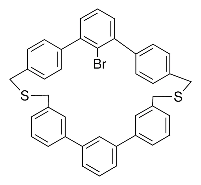 Sigma-Aldrich 42-BROMO-12,30-DITHIAHEPTACYCLO[30.2.2.2(7,10).1(2,6).1(14,18).1(19,23).1(24,28)]DOTETRACONTA-1(34),2(42),3,5,7,9,14(39),15,17,19(38),20,22,24(37),25,27,32,35,40-OCTADECAENE，AldrichCPR