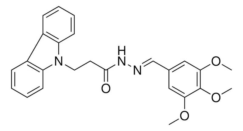 Sigma-Aldrich 3-CARBAZOL-9-YL-PROPIONIC ACID (3,4,5-TRIMETHOXY-BENZYLIDENE)-HYDRAZIDE，AldrichCPR