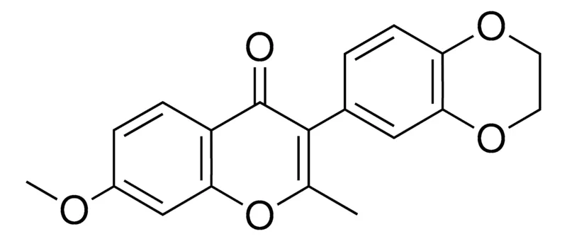 Sigma-Aldrich 3-(1,4-BENZODIOXAN-6-YL)-7-METHOXY-2-METHYL-4-CHROMONE,AldrichCPR