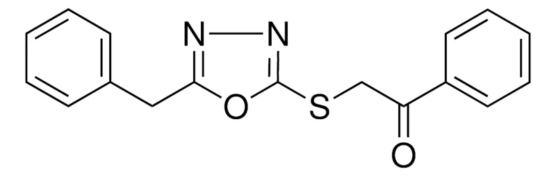 Sigma-Aldrich 2-(5-BENZYL-(1,3,4)OXADIAZOL-2-YLSULFANYL)-1-PHENYL-ETHANONE,AldrichCPR