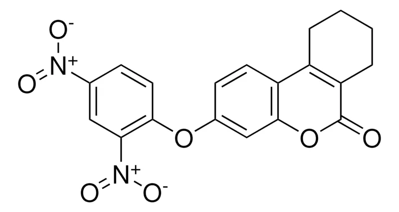 Sigma-Aldrich 3-(2,4-DINITRO-PHENOXY)-7,8,9,10-TETRAHYDRO-BENZO(C)CHROMEN-6-ONE,AldrichCPR