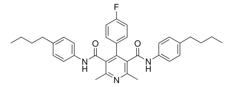 Sigma-Aldrich N(3),N(5)-BIS(4-BUTYLPHENYL)-4-(4-FLUOROPHENYL)-2,6-DIMETHYL-3,5-PYRIDINEDICARBOXAMIDE,AldrichCPR