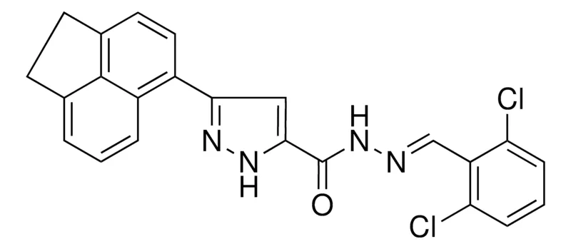 Sigma-Aldrich 5-ACENAPHTHEN-5-YL-2H-PYRAZOLE-3CARBOXYLIC ACID (2,6-DI-CL-BENZYLIDENE)HYDRAZIDE,AldrichCPR