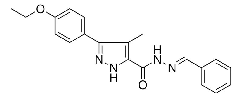 Sigma-Aldrich 5-(4-ETHOXY-PHENYL)-4-METHYL-2H-PYRAZOLE-3-CARBOXYLIC ACID BENZYLIDENE-HYDRAZIDE,AldrichCPR