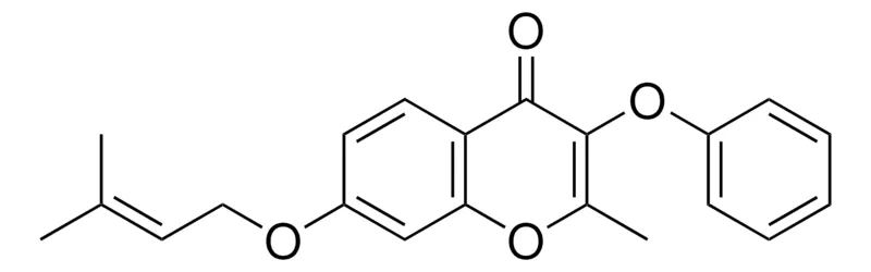Sigma-Aldrich 2-METHYL-7-(3-METHYL-BUT-2-ENYLOXY)-3-PHENOXY-CHROMEN-4-ONE，AldrichCPR