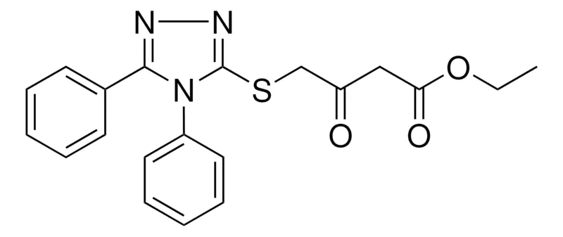 Sigma-Aldrich 4-(4,5-DIPHENYL-4H-(1,2,4)TRIAZOL-3-YLSULFANYL)-3-OXO-BUTYRIC ACID ETHYL ESTER,AldrichCPR