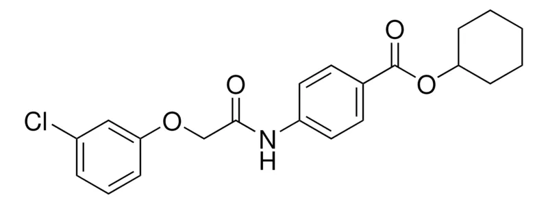 Sigma-Aldrich 4-(2-(3-CHLORO-PHENOXY)-ACETYLAMINO)-BENZOIC ACID CYCLOHEXYL ESTER,AldrichCPR