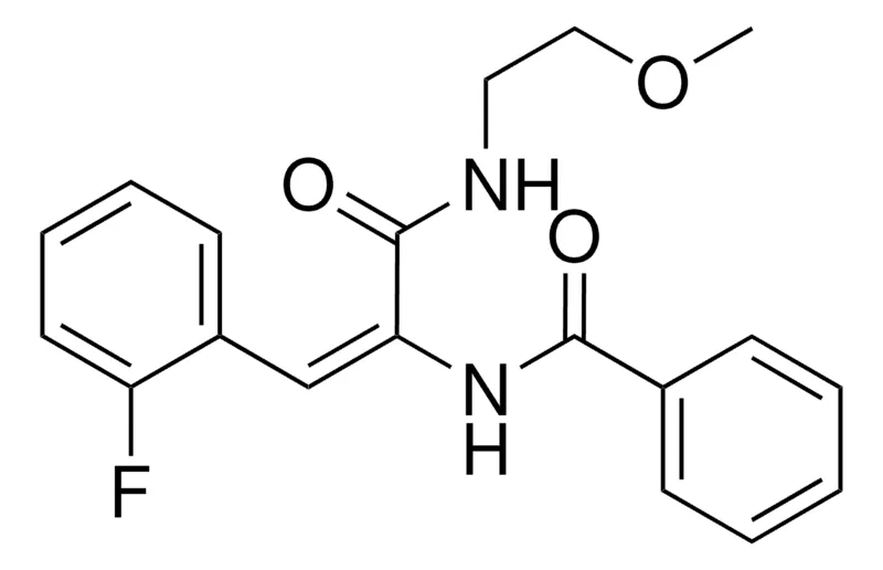 Sigma-Aldrich N-(2-(2-FLUORO-PHENYL)-1-(2-METHOXY-ETHYLCARBAMOYL)-VINYL)-BENZAMIDE,AldrichCPR