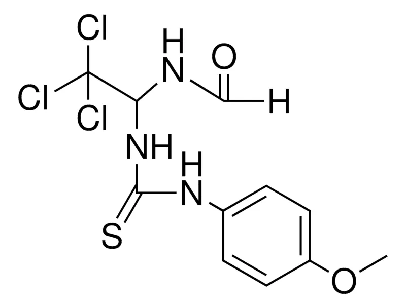 Sigma-Aldrich N-(2,2,2-TRICHLORO-1-(3-(4-METHOXY-PHENYL)-THIOUREIDO)-ETHYL)-FORMAMIDE,AldrichCPR