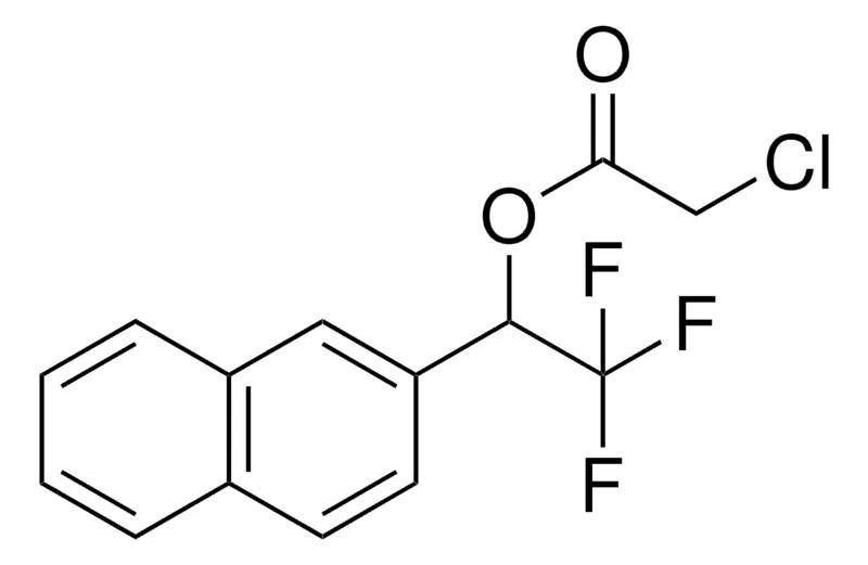 Sigma-Aldrich CHLORO-ACETIC ACID 2,2,2-TRIFLUORO-1-NAPHTHALEN-2-YL-ETHYL ESTER,AldrichCPR