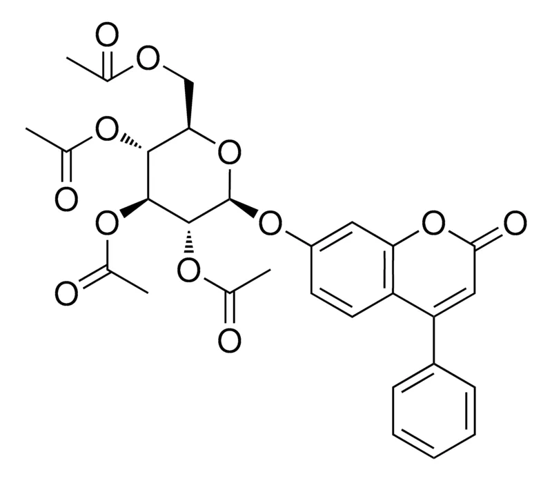 Sigma-Aldrich 2-OXO-4-PHENYL-2H-CHROMEN-7-YL 2,3,4,6-TETRA-O-ACETYL-BETA-D-GLUCOPYRANOSIDE，AldrichCPR