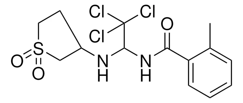 Sigma-Aldrich 2-ME-N-(2,2,2-TRICHLORO-1-(1,1-DIOXO-4H-THIOPHEN-3-YLAMINO)-ETHYL)-BENZAMIDE,AldrichCPR
