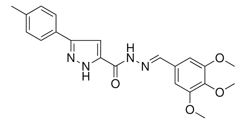 Sigma-Aldrich 5-P-TOLYL-2H-PYRAZOLE-3-CARBOXYLIC ACID (3,4,5-TRIMETHOXY-BENZYLIDENE)-HYDRAZIDE,AldrichCPR