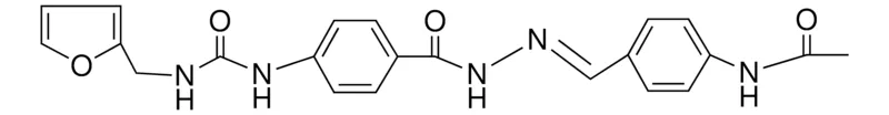 Sigma-Aldrich 4-(3-FURFURYLUREIDO)BENZOIC (4-ACETAMIDOBENZYLIDENE)HYDRAZIDE,AldrichCPR