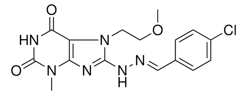 Sigma-Aldrich 8-(N'-(4-CL-BENZYLIDENE)-HYDRAZINO)-7-(2-MEO-ET)-3-ME-3,7-2H-PURINE-2,6-DIONE,AldrichCPR