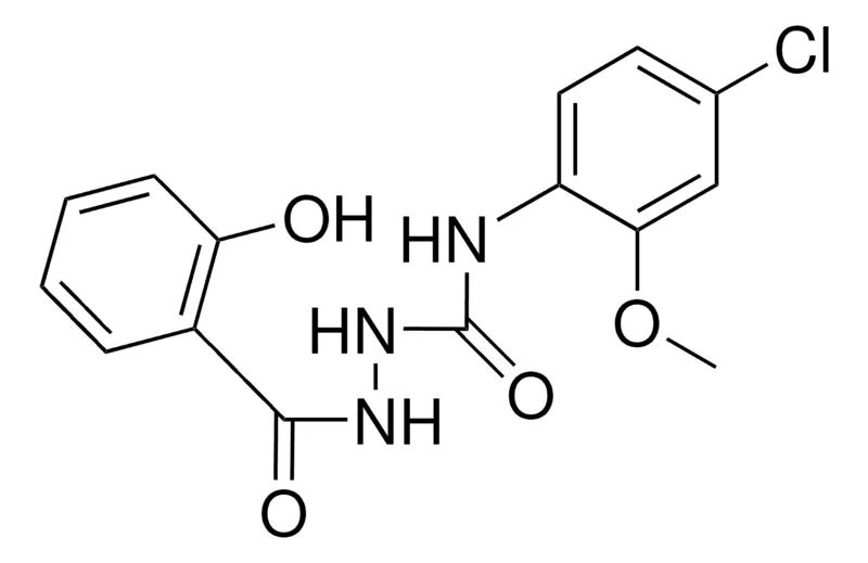 Sigma-Aldrich 4-(4-CHLORO-2-METHOXYPHENYL)-1-(2-HYDROXYBENZOYL)SEMICARBAZIDE,AldrichCPR