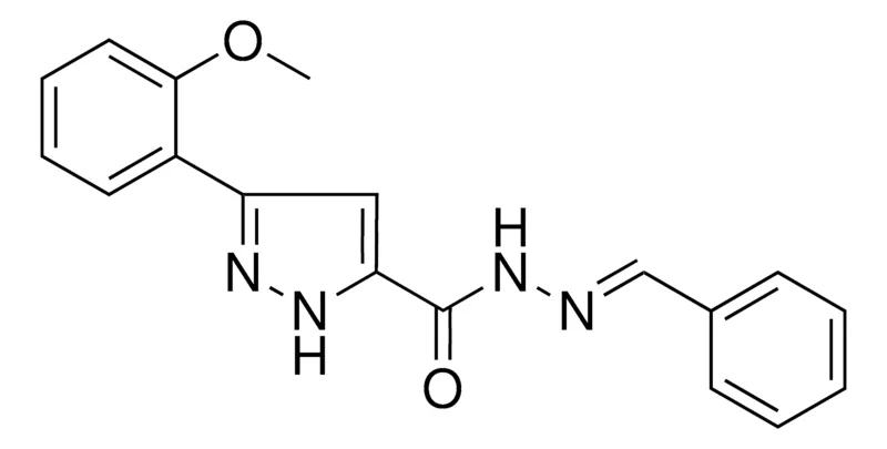 Sigma-Aldrich 5-(2-METHOXY-PHENYL)-2H-PYRAZOLE-3-CARBOXYLIC ACID BENZYLIDENE-HYDRAZIDE,AldrichCPR