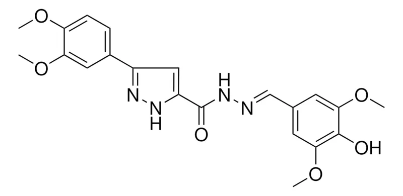 Sigma-Aldrich 3-(3,4-DI-MEO-PH)-N'-(4-HO-3,5-DI-MEO-BENZYLIDENE)-1H-PYRAZOLE-5-CARBOHYDRAZIDE，AldrichCPR