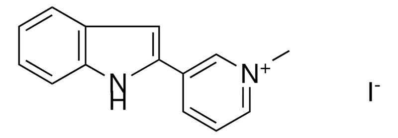 Sigma-Aldrich 3-(1H-INDOL-2-YL)-1-METHYL-PYRIDINIUM, IODIDE,AldrichCPR