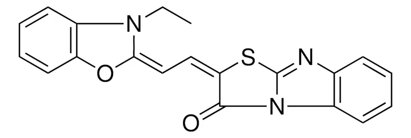 Sigma-Aldrich 2(2(3-ET-3H-BENZOOXAZOL-2-YLIDENE)ETHYLIDENE)BENZO(4,5)IMIDAZO(2,1-B)THIAZOL3ONE,AldrichCPR