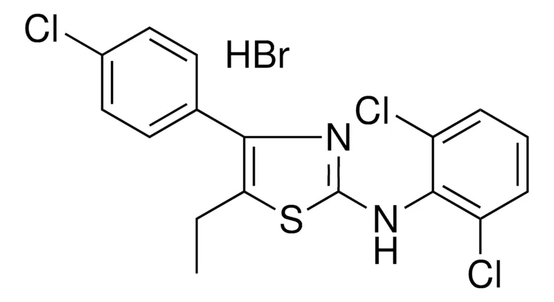Sigma-Aldrich N-(4-(4-CHLOROPHENYL)-5-ET-1,3-THIAZOL-2-YL)-N-(2,6-DICHLOROPHENYL)AMINE HBR,AldrichCPR