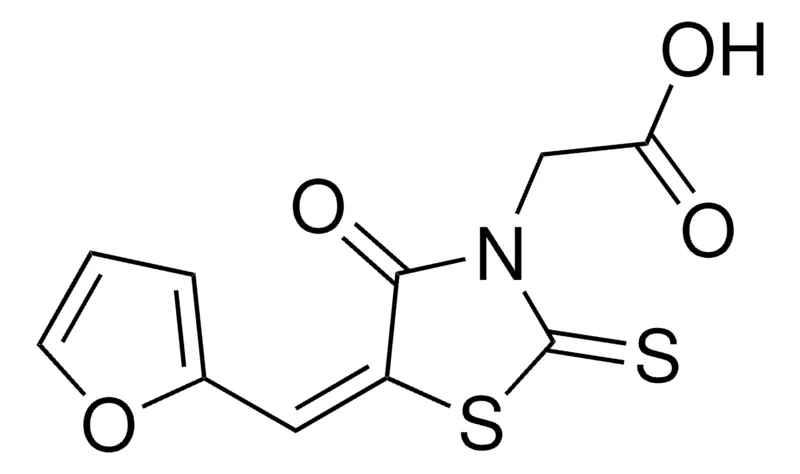 Sigma-Aldrich (5-(2-FURYLMETHYLENE)-4-OXO-2-THIOXO-1,3-THIAZOLIDIN-3-YL)ACETIC ACID,AldrichCPR