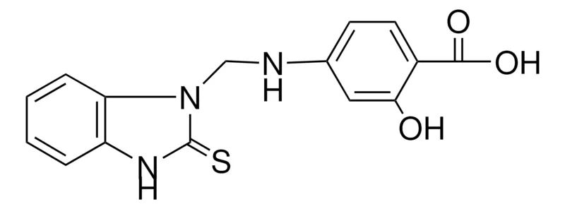 Sigma-Aldrich 4-(2,3-DIHYDRO-2-THIOXO-1-BENZIMIDAZOLYLMETHYLAMINO)-SALICYLIC ACID,AldrichCPR